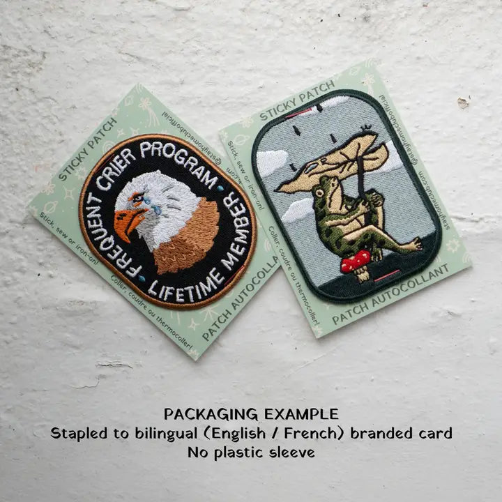 #24 Scrappy Raccoon Trash Sticky Patch