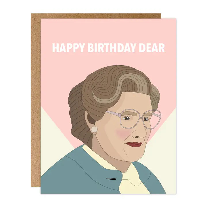 Doubtfire Birthday Card