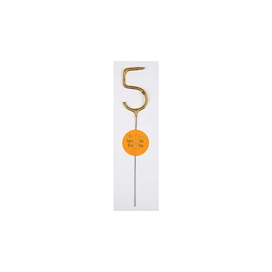 Gold Sparkler Number 5