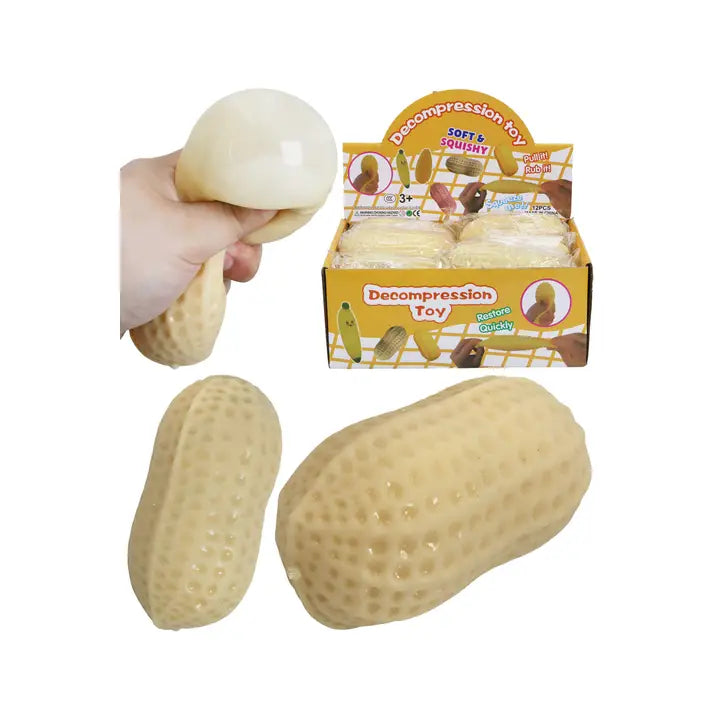 Peanut Fluffy Squishy Stress Relief Toy