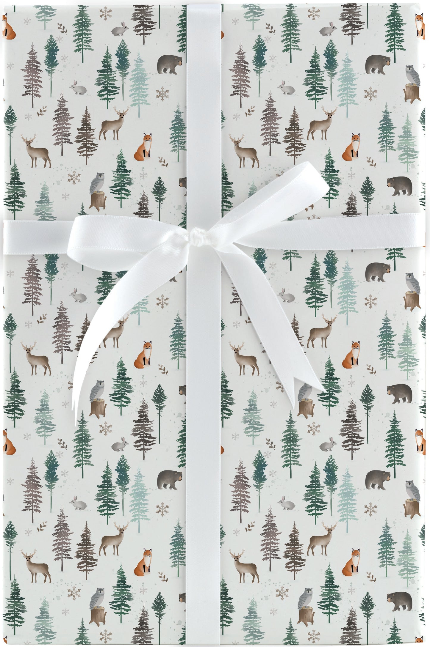 Elegant Trees Jumbo Roll Wrap 10Ft
