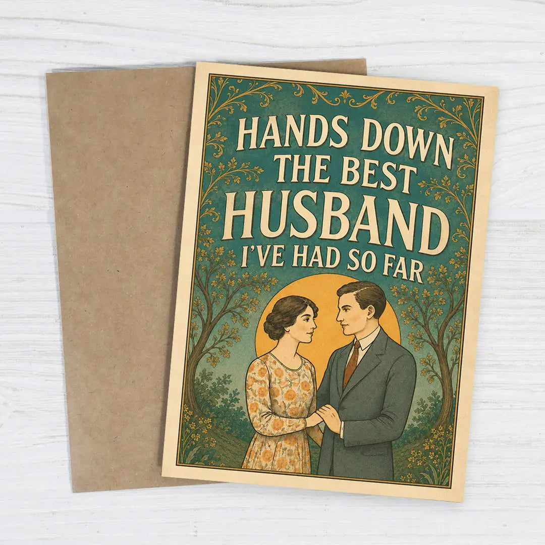 Best Husband So Far Anniversary Card