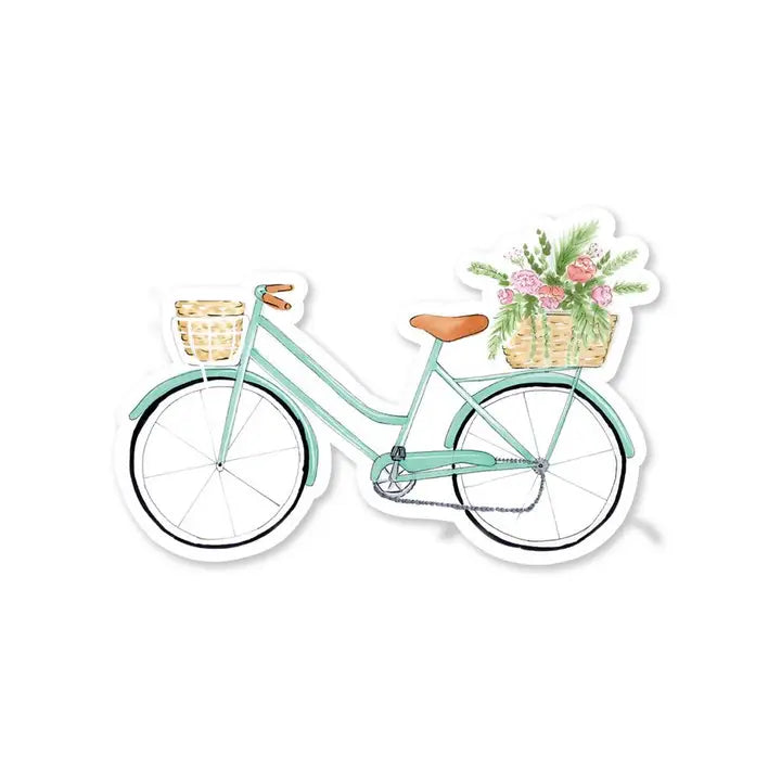 S54 Mint Bicycle Vinyl Sticker