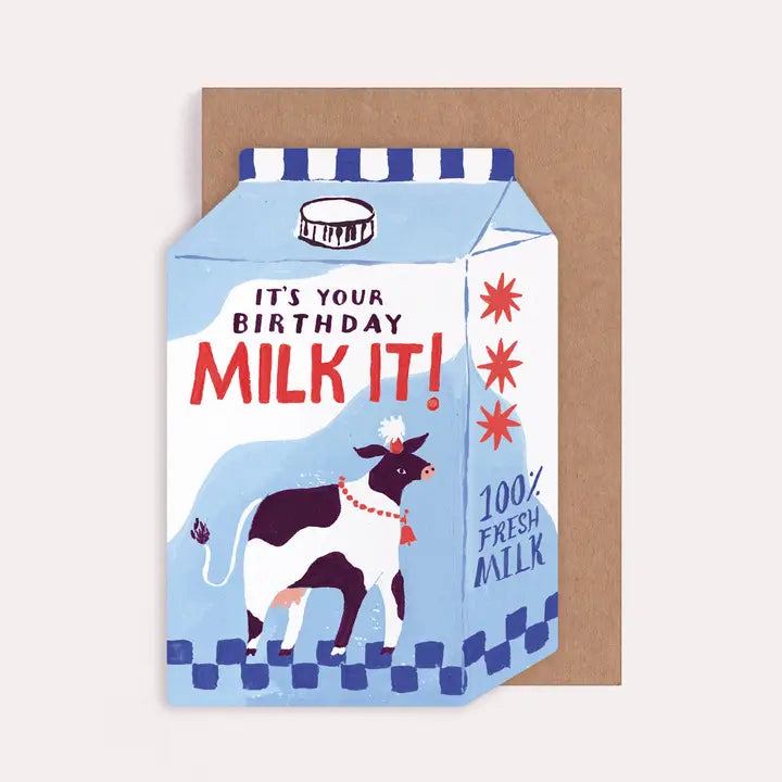 Milk It Birthday Card