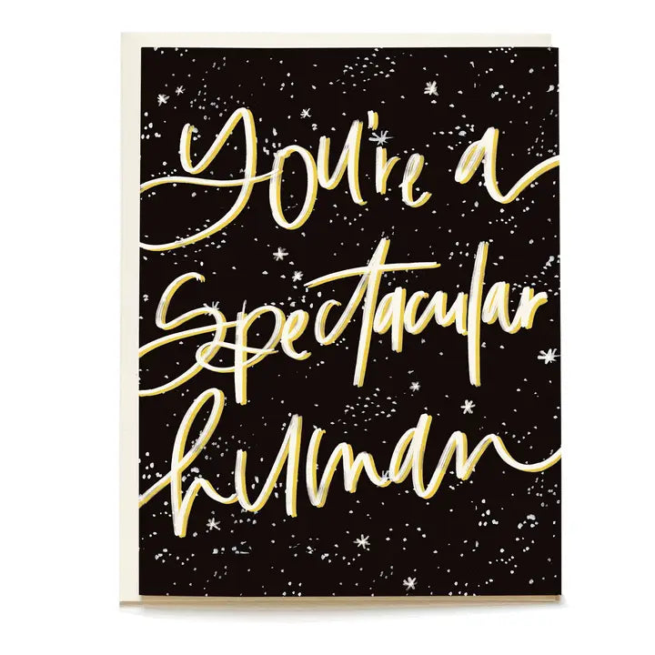 Starry Night Spectacular Human Greeting Card