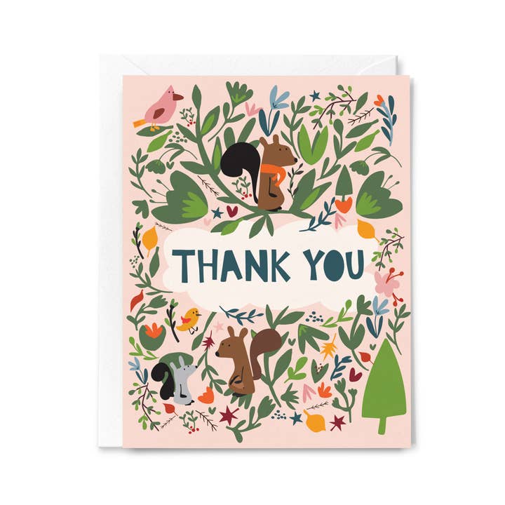 Thank You For Woodland Animals