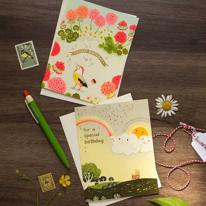 Joyful Sky Birthday Greeting Card