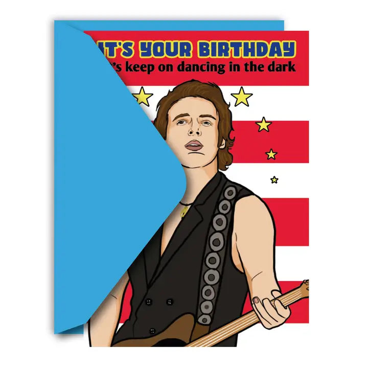 Dancing in The Dark Birthday Greeting Card