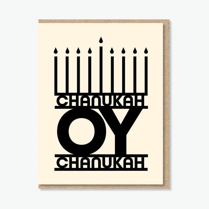 Chanukah OY Chanukah Card