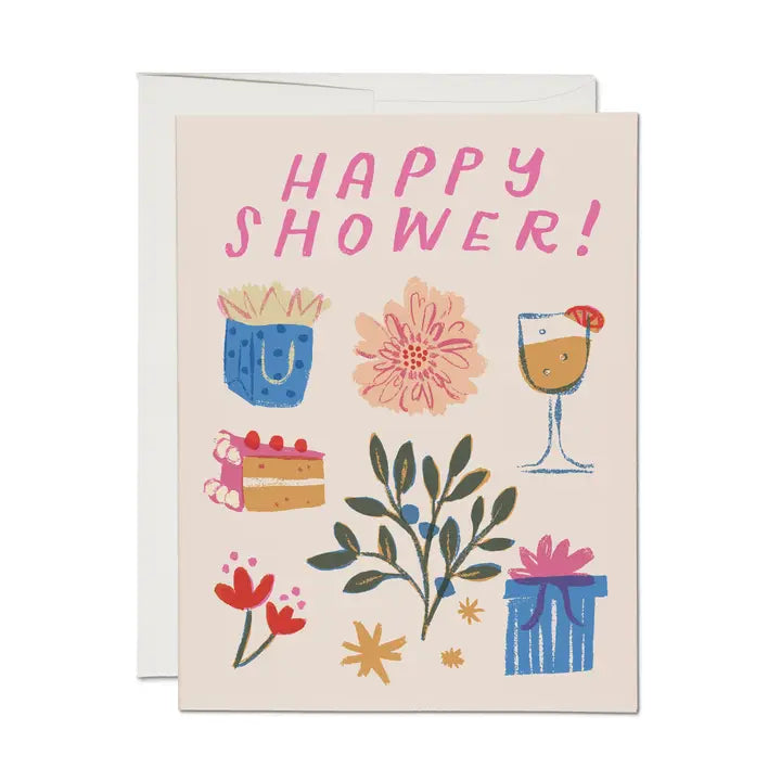 Joyful Shower Greeting Card