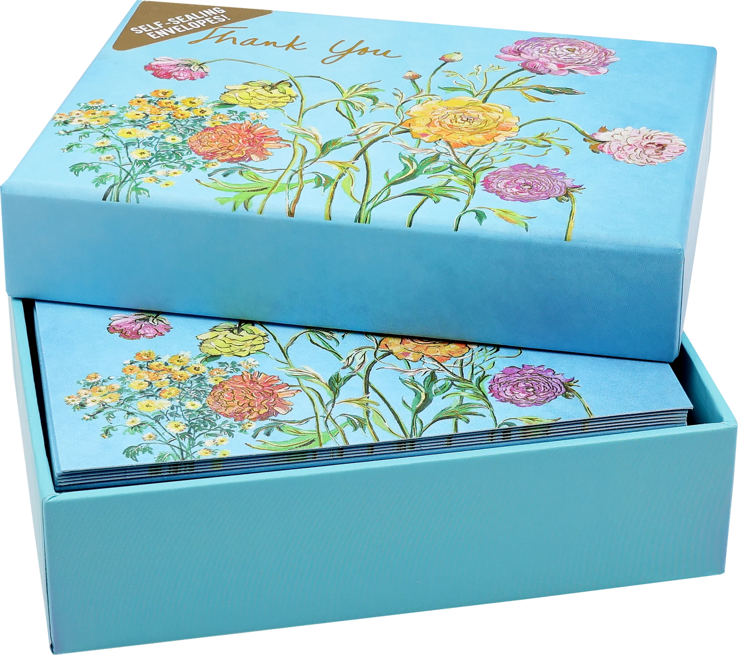Garden Blooms Thank You Boxed Cards
