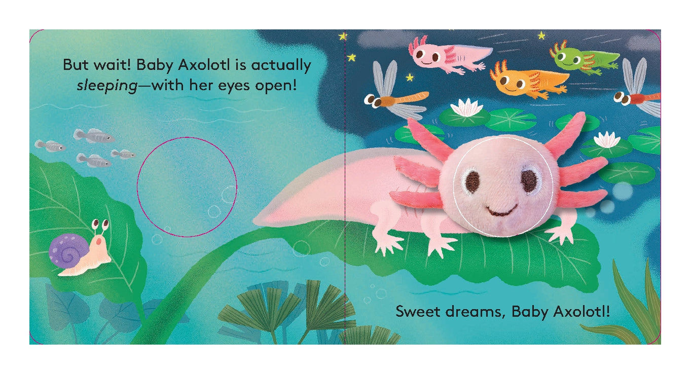 Finger Puppet Book Baby Axolotl