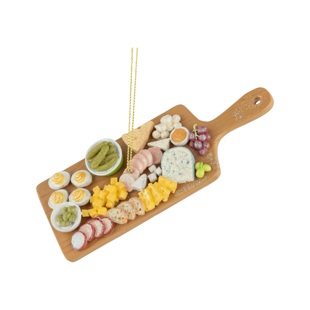 Painted Resin Hors D'Oeuvres Tray