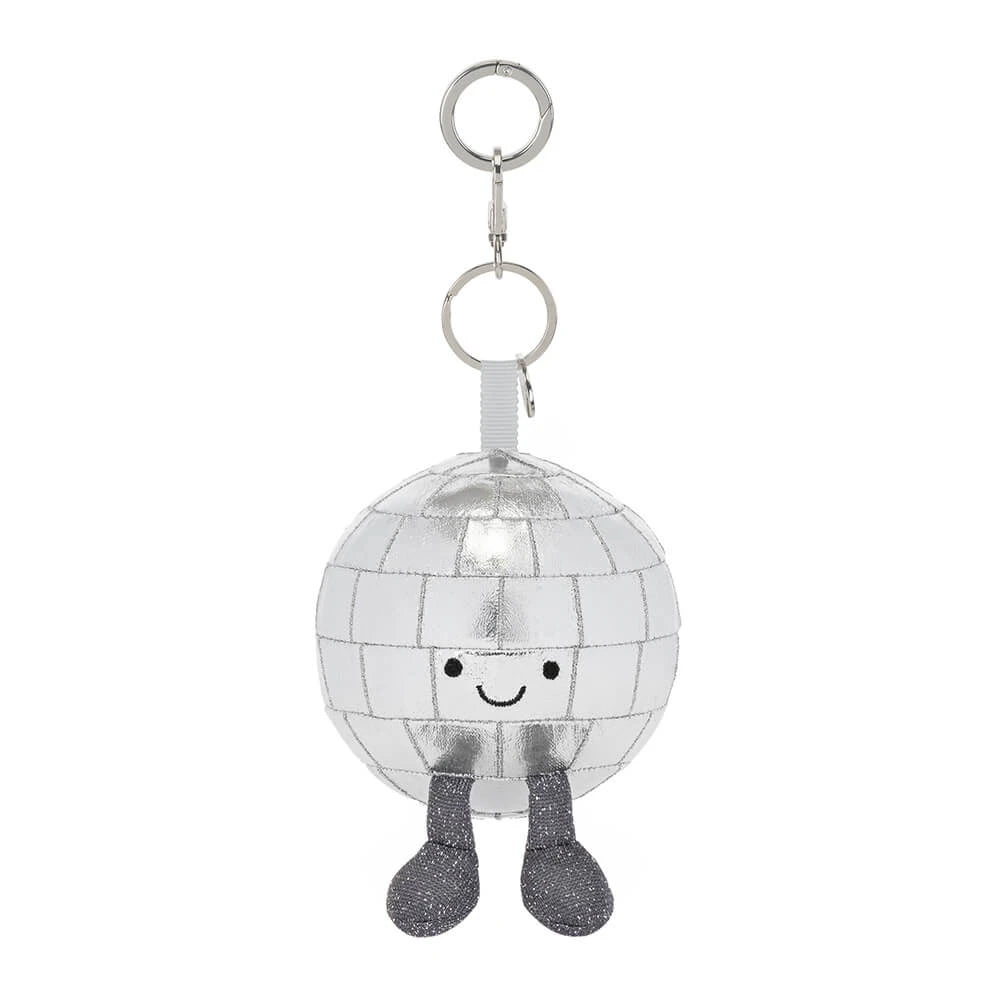 Amuseables Disco Ball Plush Key Chain Bag Charm