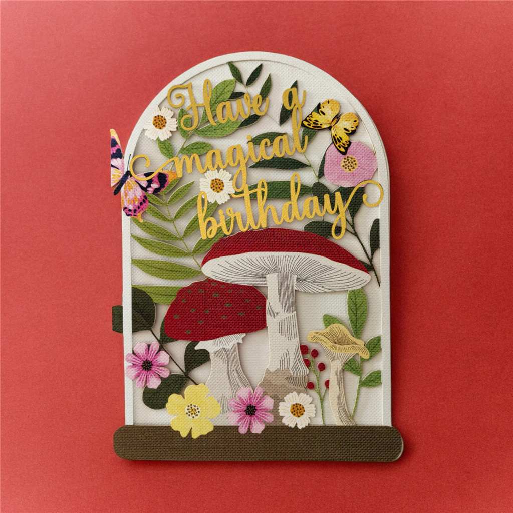 Magical Birthday Laser Cut Card