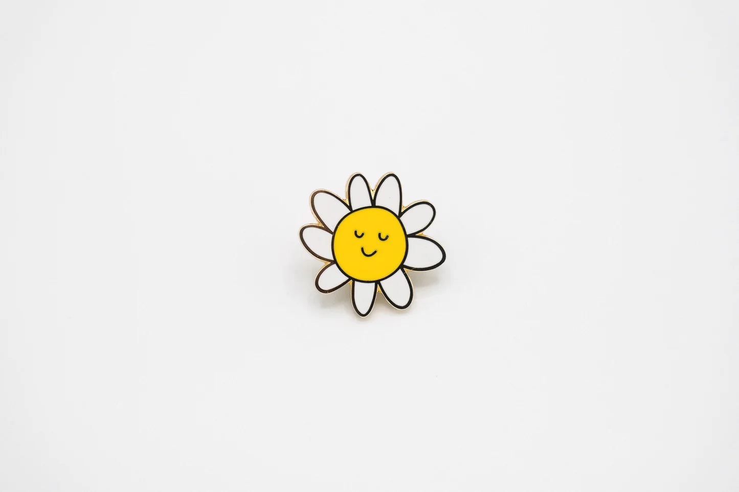 @12 Happy Flower Enamel Pin
