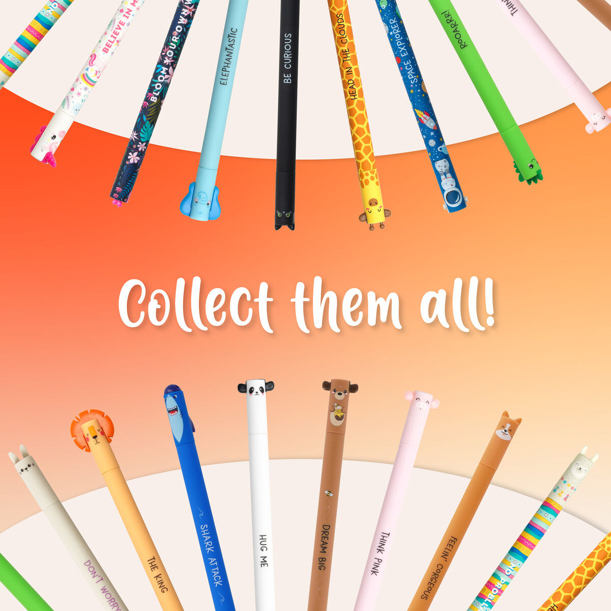Animal Head Erasable Gel Pen | Llama