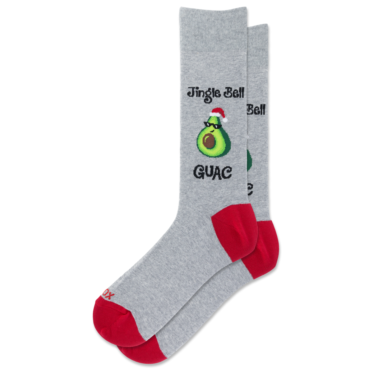 Jingle Bell Guac Christmas Men's Crew Socks