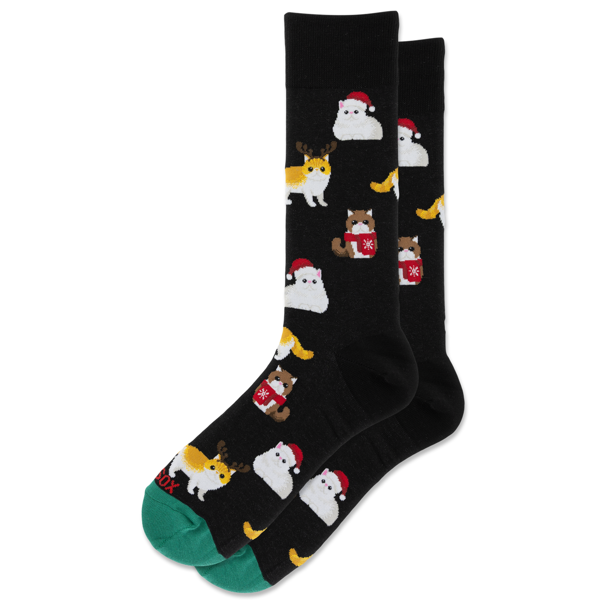 Christmas Cats Men's Crew Socks