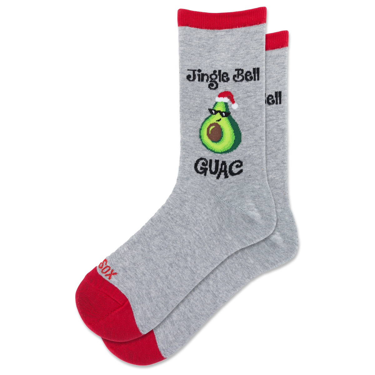 Jingle Bell Guac Christmas Women's Crew Socks