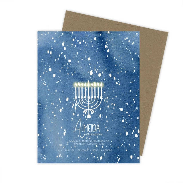 Happy Hanukkah Holiday Card