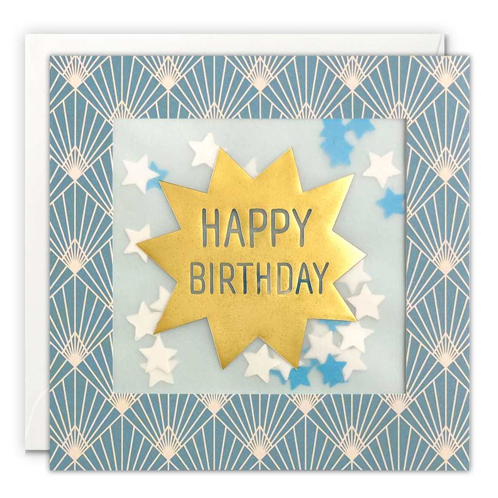 Happy Birthday Confetti Card