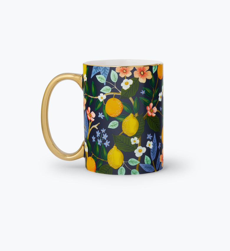 Citrus Grove Porcelain Mug