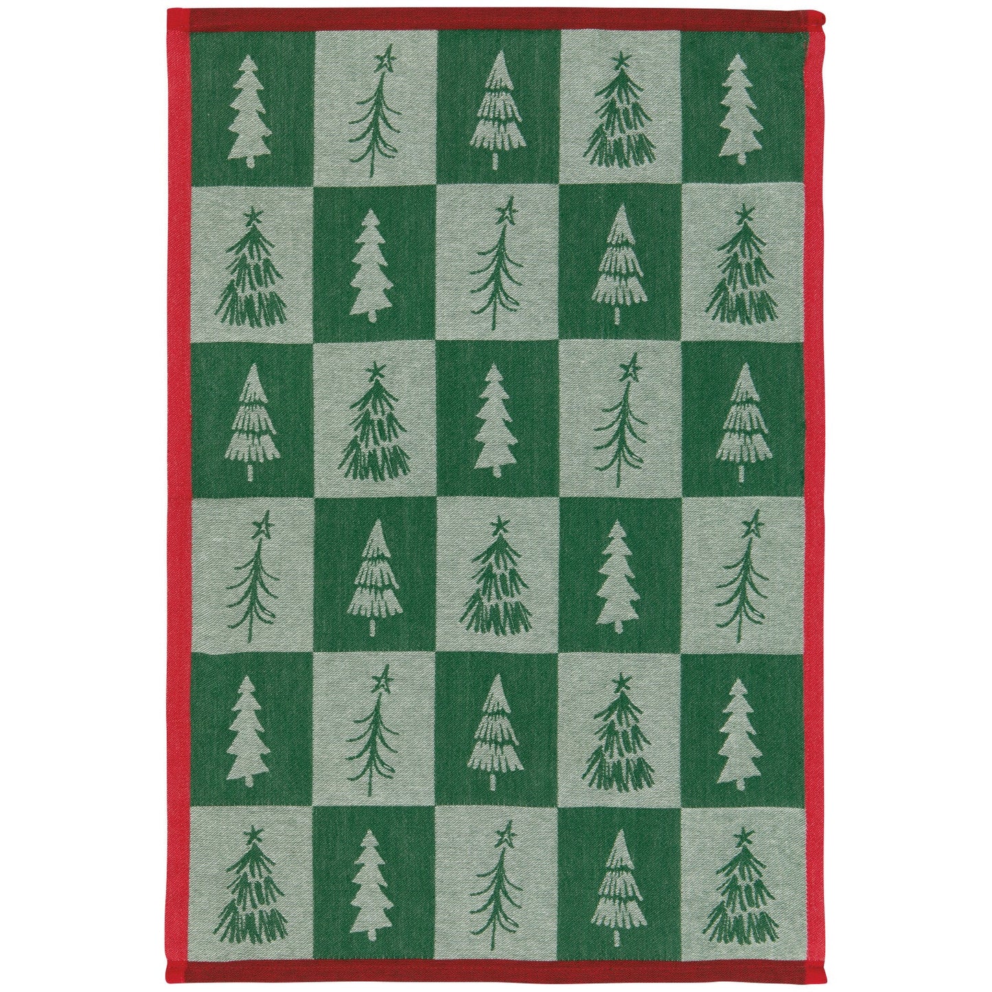 Christmas Tree Jacquard Dishtowel