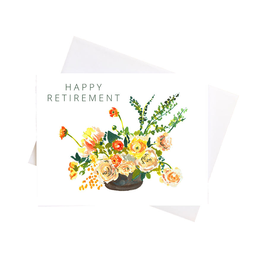 Retired Lady Card