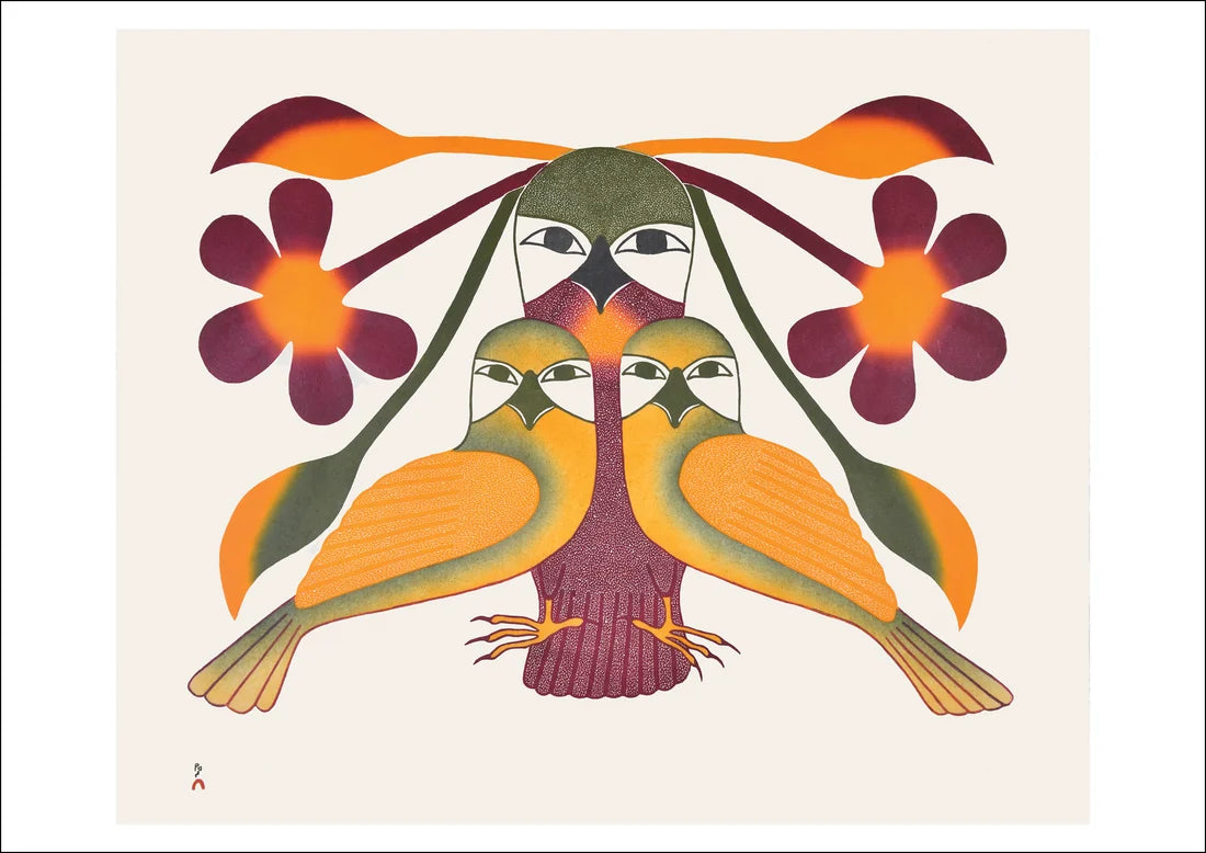 Kenojuak Ashevak Resplendent Owl Holiday Boxed Cards
