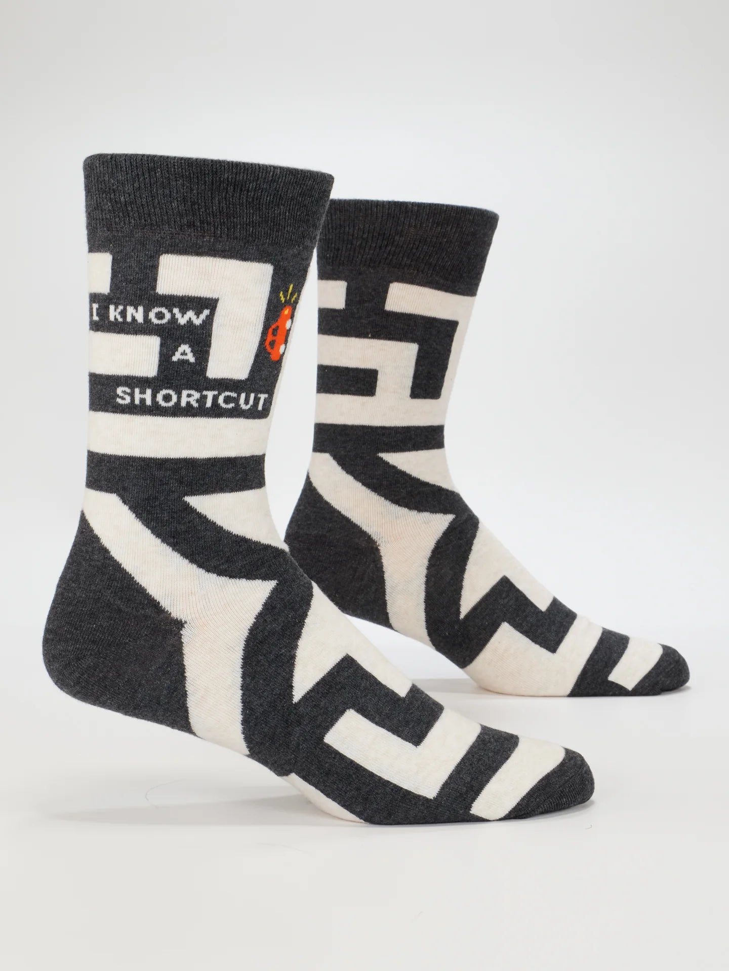 Men's Crew Socks I Know A Shortcut