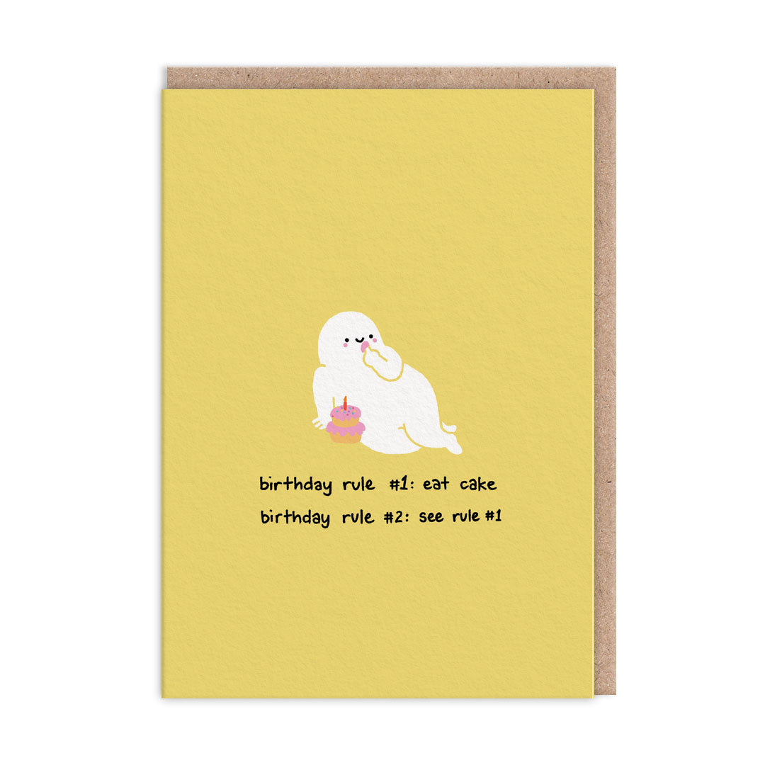 Birthday Rule Card