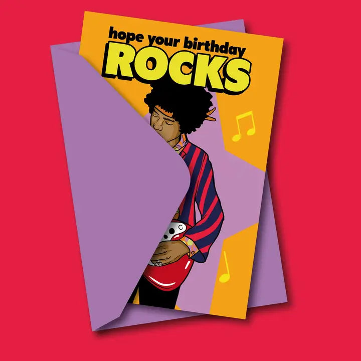 Hope Your Birthday Rocks Greeting Card