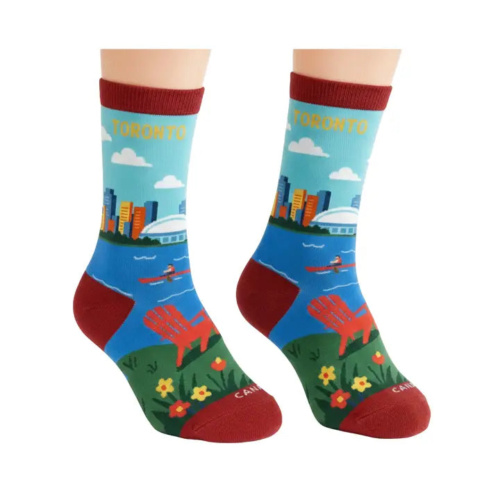 Toronto Scenic Crew Socks