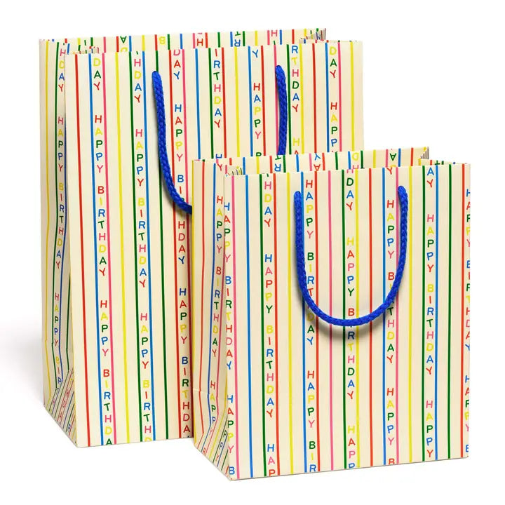 Birthday Stripes Gift Bag – Large