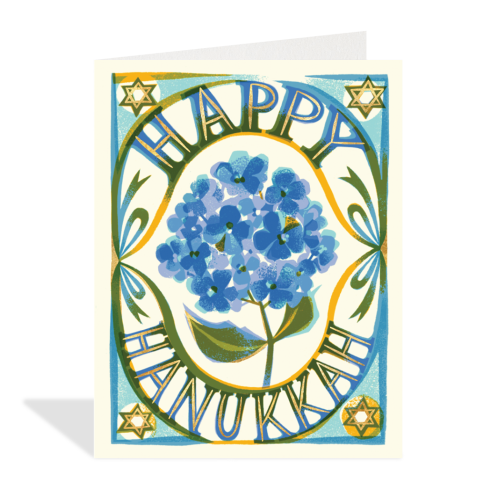 Hanukkah Hydrangeas Card