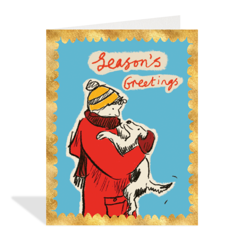 Seasons Greetings Hug Card