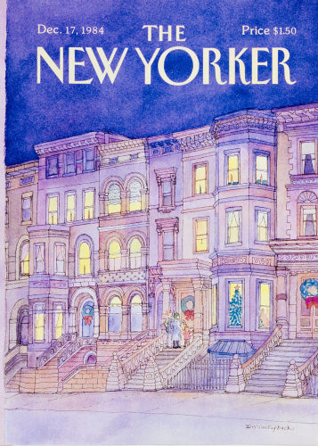 Holiday Brownstones Card