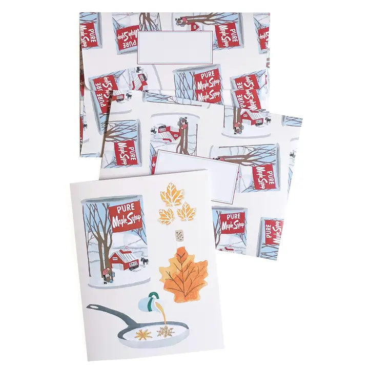 Maple Syrup Greeting Card