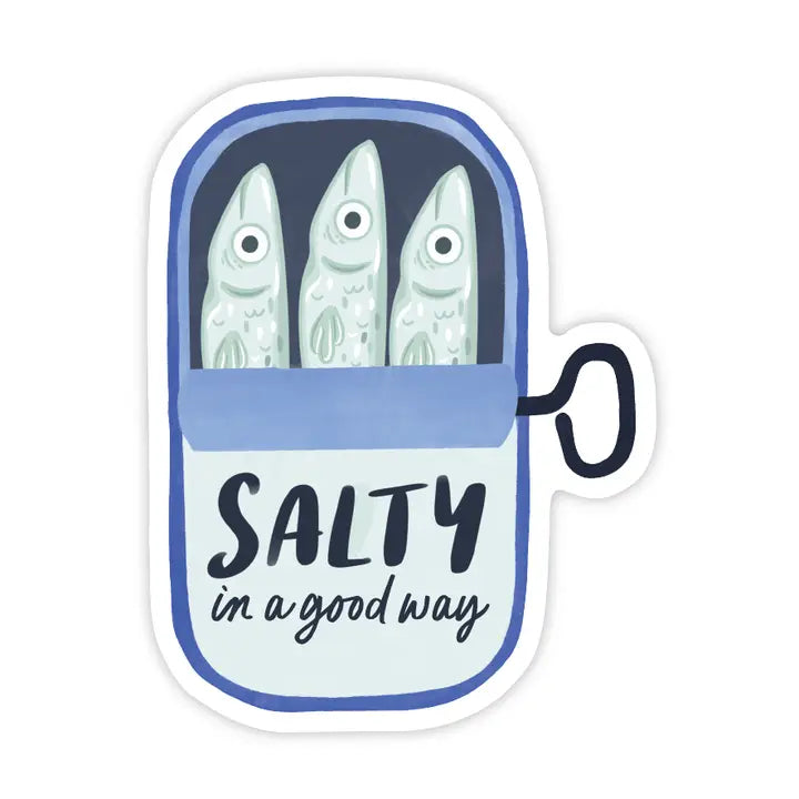 S5 Salty Sardine Sassy Fish Vinyl Sticker