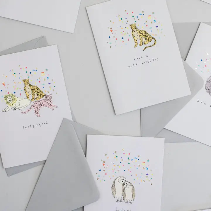 Have A Wild Birthday Confetti Card