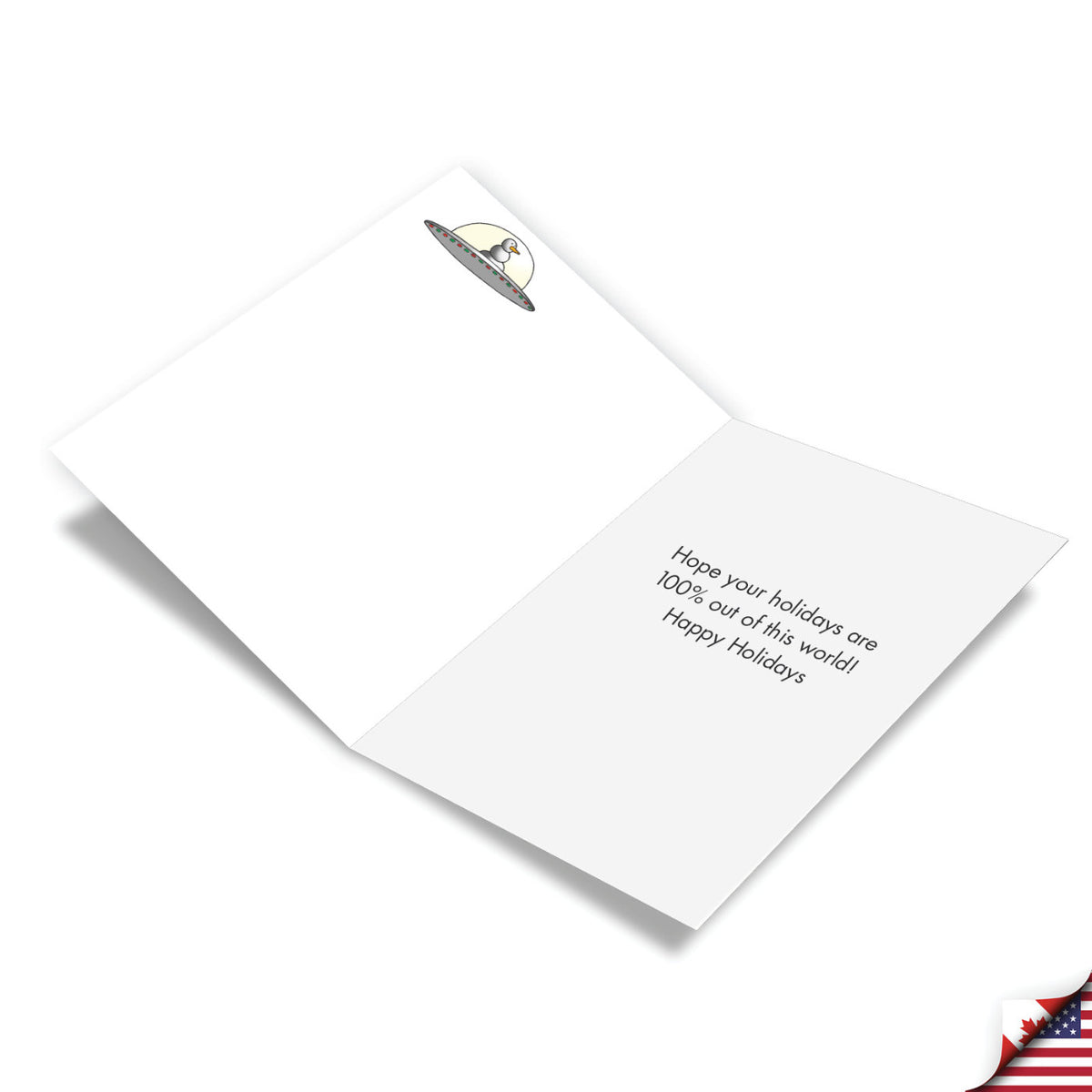 Alien Analysis Christmas Card