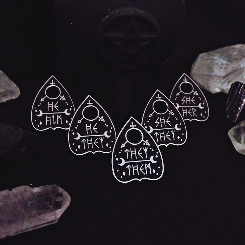 @38 Pin He/They (Silver)