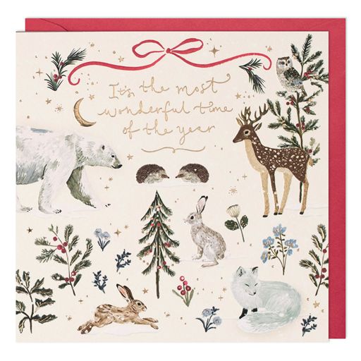 Winter Animals Card