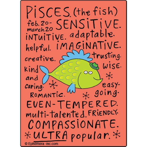 Zodiac Magnet Nice Pisces