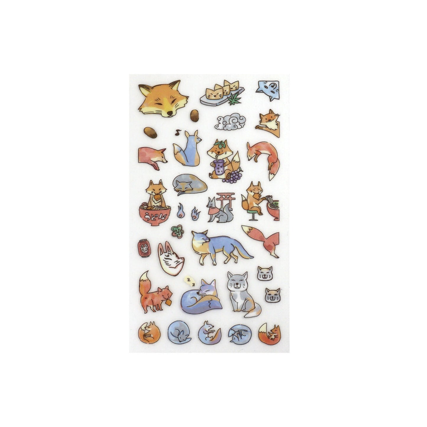 Irodo Paper Transfer Stickers – Fox