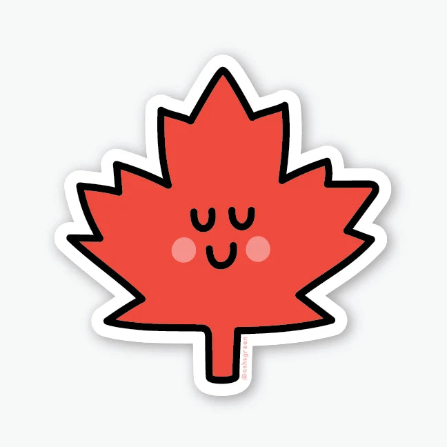 S34 Maple Leaf Sticker