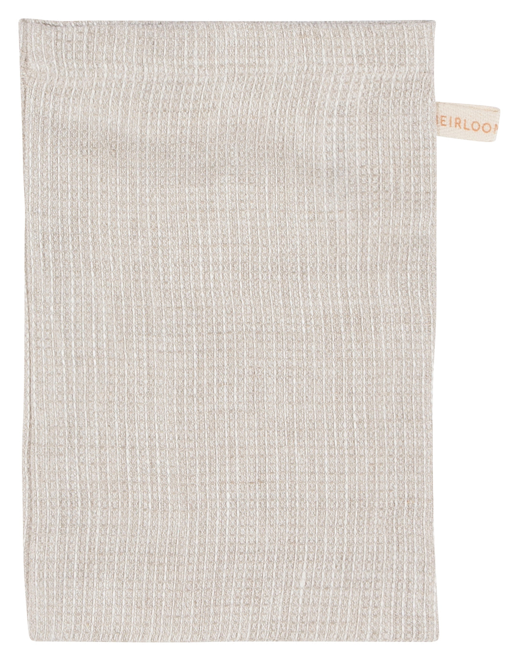 Linen Bath Mitt Amber Natural
