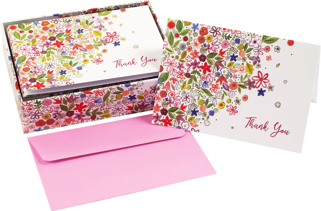 Floral Daydream Thank You Boxed Notecards