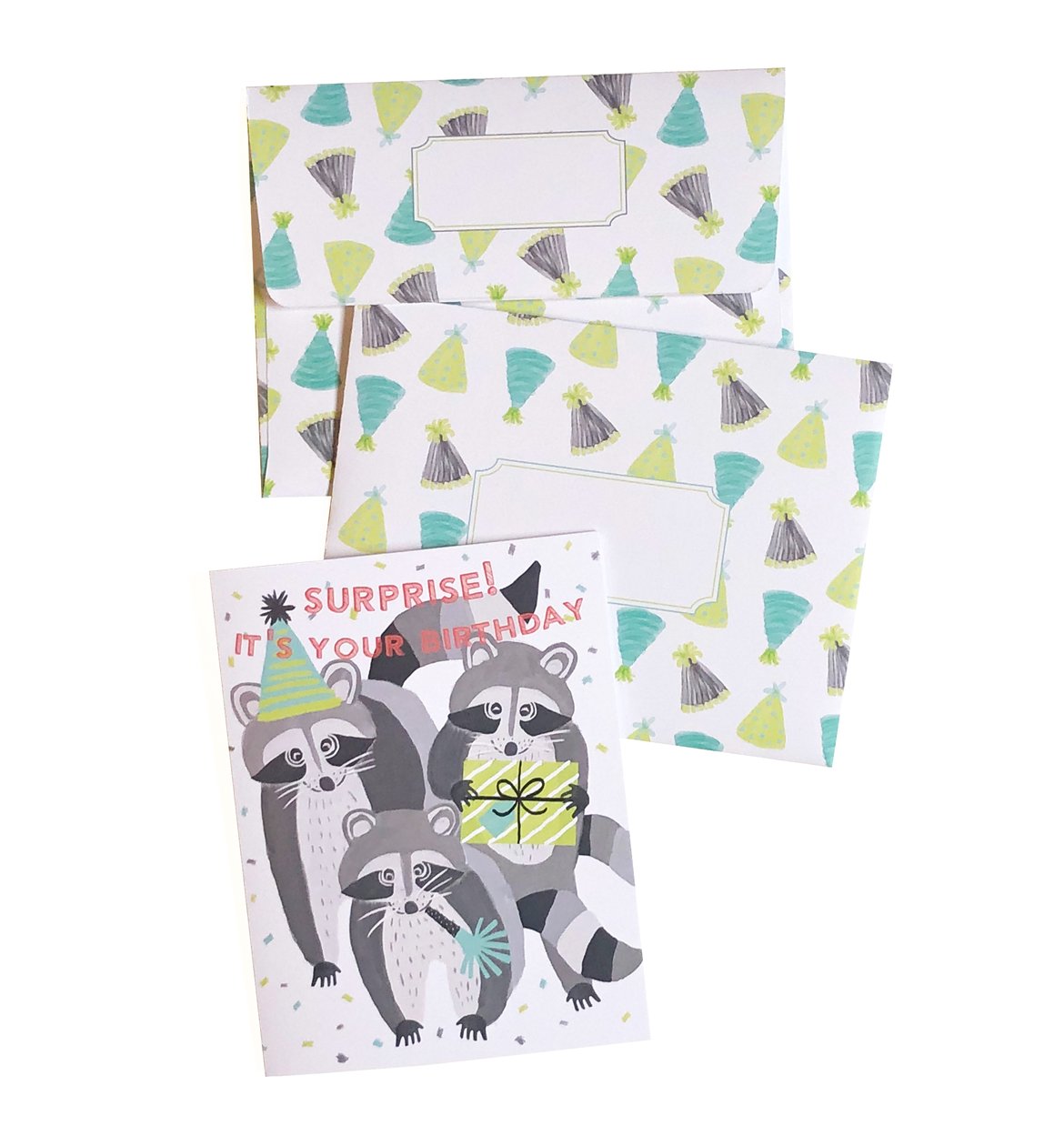 Birthday Raccoons Cards